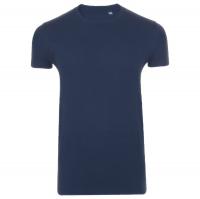 Каталог Футболка мужская приталенная Imperial Fit 190, кобальт (темно-синяя) от интернет-магазина «7 Сувениров»