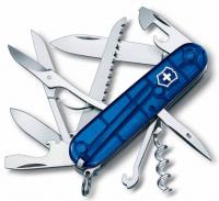 Каталог Офицерский нож Huntsman 91, прозрачный синий от интернет-магазина «7 Сувениров»