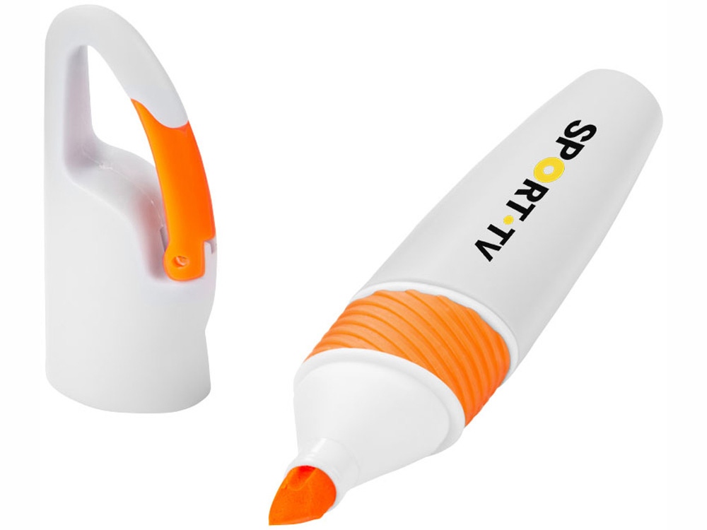 Маркер Picasso с карабином, белый/оранжевый