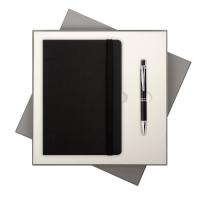 Каталог Подарочный набор Portobello/BtoBook Canyon черный (Ежедневник недат А5, Ручка) от интернет-магазина «7 Сувениров»