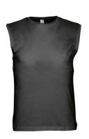 Каталог Футболка мужская без рукавов Jazzy 170, черная от интернет-магазина «7 Сувениров»
