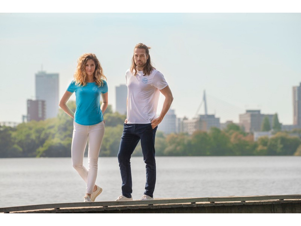 Мужская футболка Jade из переработанных материалов с коротким рукавом, nxt blue