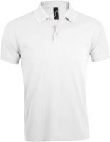 Каталог Рубашка поло мужская Prime Men, белая от интернет-магазина «7 Сувениров»