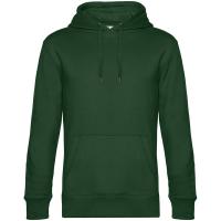 Каталог Толстовка с капюшоном унисекс King, темно-зеленая от интернет-магазина «7 Сувениров»