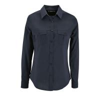 Каталог Рубашка женская Burma Women, темно-синяя от интернет-магазина «7 Сувениров»