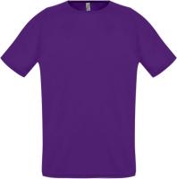 Каталог Футболка унисекс Sporty 140 темно-фиолетовая от интернет-магазина «7 Сувениров»