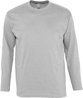 Каталог Футболка с длинным рукавом Monarch 150, серый меланж от интернет-магазина «7 Сувениров»