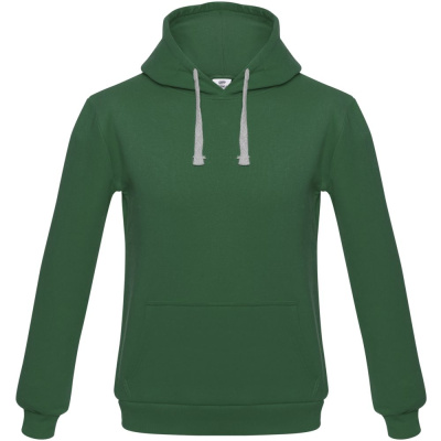 Толстовка с капюшоном Unit Kirenga Heavy темно-зеленая, размер XS