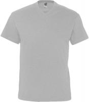 Каталог Футболка мужская с V-обр. вырезом VICTORY 150, серый меланж от интернет-магазина «7 Сувениров»