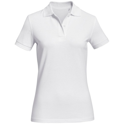 Рубашка поло женская Inspire белая, размер S