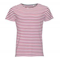 Каталог Футболка Miles Men белая с красным от интернет-магазина «7 Сувениров»