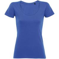 Каталог Футболка женская Metropolitan, ярко-синяя от интернет-магазина «7 Сувениров»