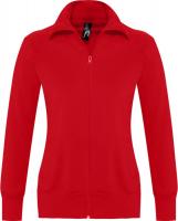 Каталог Толстовка женская на молнии Soda 280 красная от интернет-магазина «7 Сувениров»