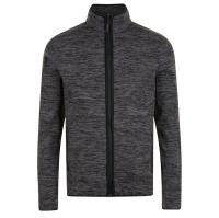 Каталог Куртка флисовая Turbo, темно-серая с черным от интернет-магазина «7 Сувениров»