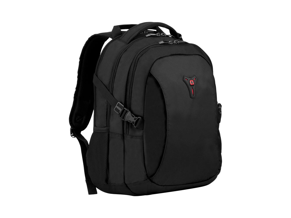 Рюкзак WENGER 16, черный, полиэстер, 37 x 26 x 45 см, 25 л
