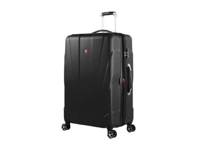Чемодан SWISSGEAR ADAMS, АБС-пластик, 52 x 31 x 78 см, 96 л, черный