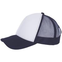 Каталог Бейсболка Bubble, темно-синяя с белым от интернет-магазина «7 Сувениров»