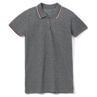 Каталог Рубашка поло женская Paname Women, черный меланж от интернет-магазина «7 Сувениров»