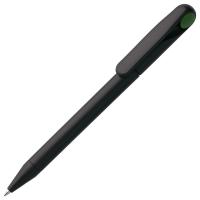 Каталог Ручка шариковая Prodir DS1 TMM Dot, черная с зеленым от интернет-магазина «7 Сувениров»
