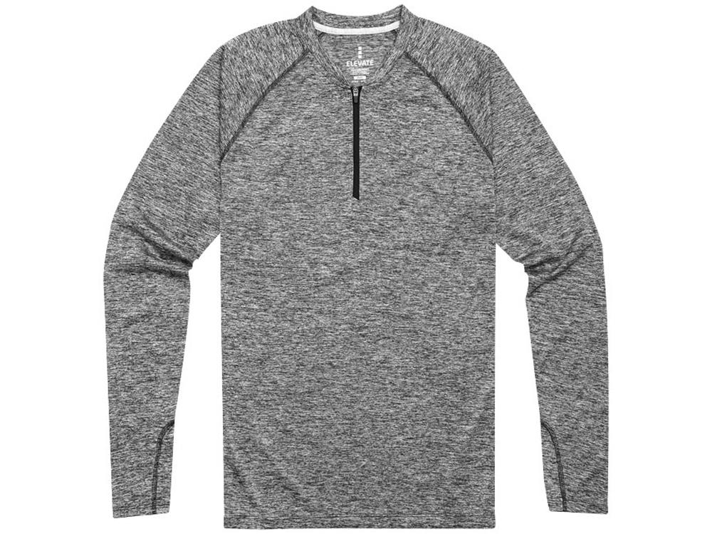 Лонгслив Quadra мужской с длинным рукавом, темно-серый