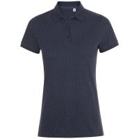 Каталог Рубашка поло женская Brandy Women, темно-синяя с белым от интернет-магазина «7 Сувениров»
