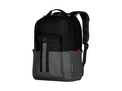 Рюкзак Ero Pro WENGER 16, черный/серый, полиэстер, 34 x 25 x 45 см, 20 л