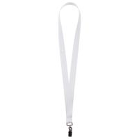 Каталог Лента для бейджа Neckband, белая от интернет-магазина «7 Сувениров»