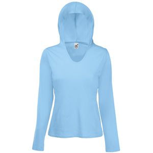 Каталог Футболка женская LADY FIT LIGHTWEIGHT HOODED T 135 от интернет-магазина «7 Сувениров»