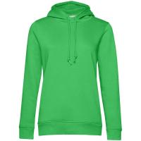 Каталог Толстовка с капюшоном женская BNC Organic, зеленая от интернет-магазина «7 Сувениров»