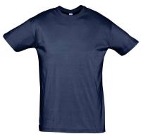Каталог Футболка REGENT 150, кобальт (темно-синяя) от интернет-магазина «7 Сувениров»