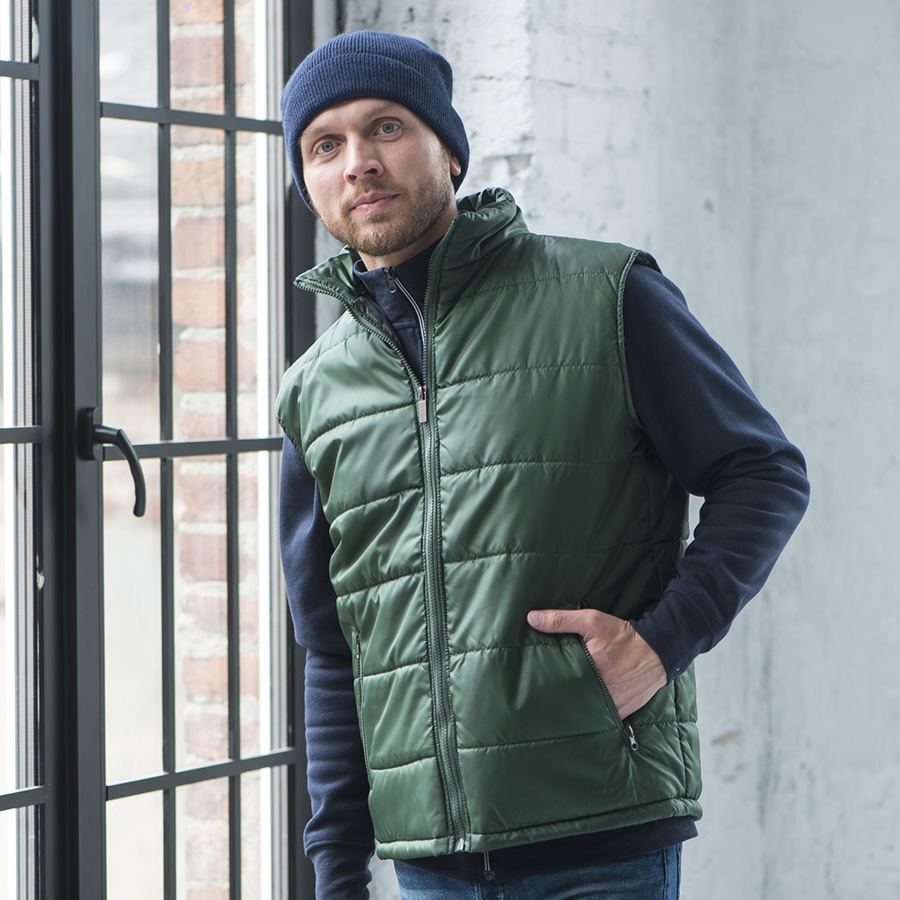 Жилет мужской "NEW SHANGHAI", ярко-синий_M, 100% полиэстер, 180 г/м2