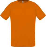 Каталог Футболка унисекс Sporty 140, оранжевая от интернет-магазина «7 Сувениров»