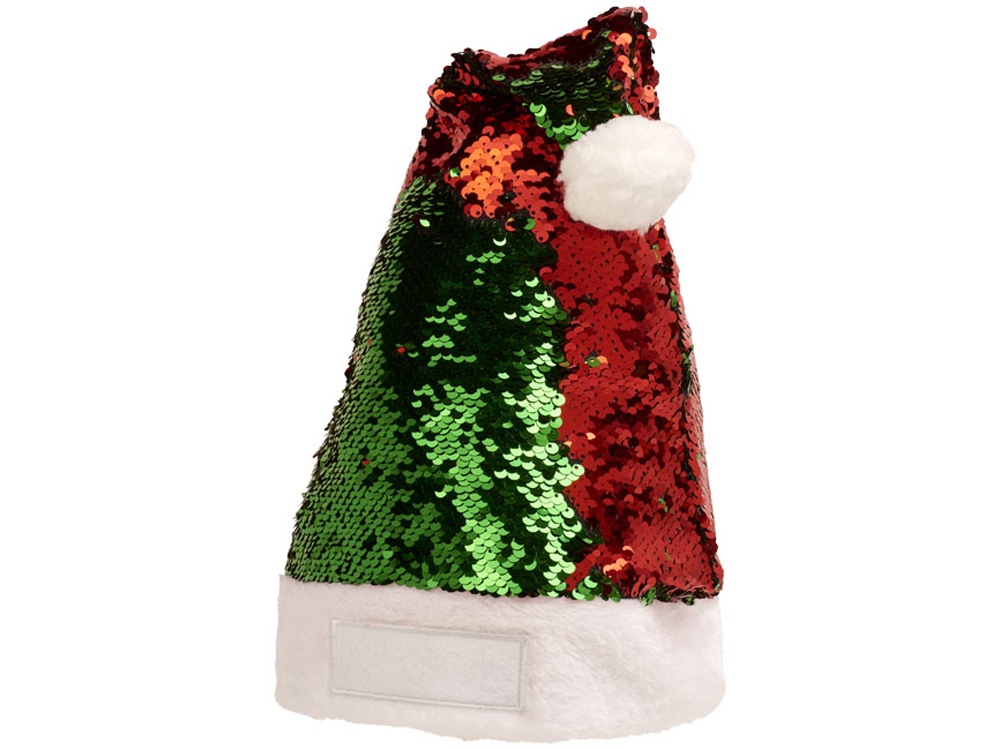 Рождественская шапка Sequins, красный,зеленый