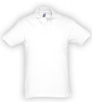 Каталог Рубашка поло мужская Spirit 240, белая от интернет-магазина «7 Сувениров»