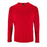 Каталог Футболка с длинным рукавом Sporty LSL Men, красная от интернет-магазина «7 Сувениров»