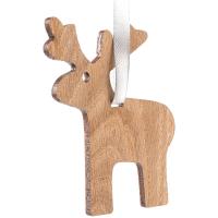 Каталог Деревянная подвеска Carving Oak, в форме лося от интернет-магазина «7 Сувениров»