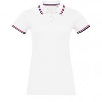 Каталог Рубашка поло женская Prestige Women, белая от интернет-магазина «7 Сувениров»