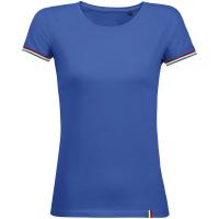 Каталог Футболка женская Rainbow Women, ярко-синяя с ярко-зеленым от интернет-магазина «7 Сувениров»