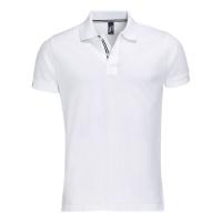 Каталог Рубашка поло мужская Patriot 200, белая с черным от интернет-магазина «7 Сувениров»