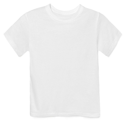 Футболка детская T-bolka Fit Kids, белая, на рост 96-104 см (4 года)