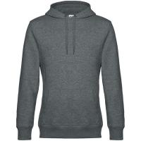 Каталог Толстовка с капюшоном унисекс King, темно-серый меланж от интернет-магазина «7 Сувениров»