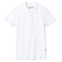 Каталог Рубашка поло женская Sunset, белая от интернет-магазина «7 Сувениров»