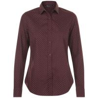 Каталог Рубашка женская Becker Women, бордовая с белым от интернет-магазина «7 Сувениров»