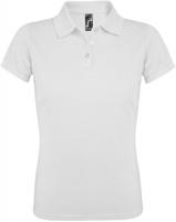 Каталог Рубашка поло женская Prime Women 200 белая от интернет-магазина «7 Сувениров»