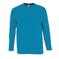 Каталог Футболка мужская с длинным рукавом Monarch, голубая от интернет-магазина «7 Сувениров»