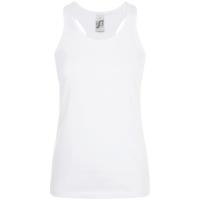 Каталог Майка женская Justin Women, белая от интернет-магазина «7 Сувениров»