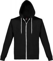 Каталог Толстовка на молнии Silver 280 черная от интернет-магазина «7 Сувениров»
