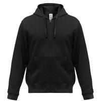Каталог Толстовка мужская Hooded Full Zip черная от интернет-магазина «7 Сувениров»