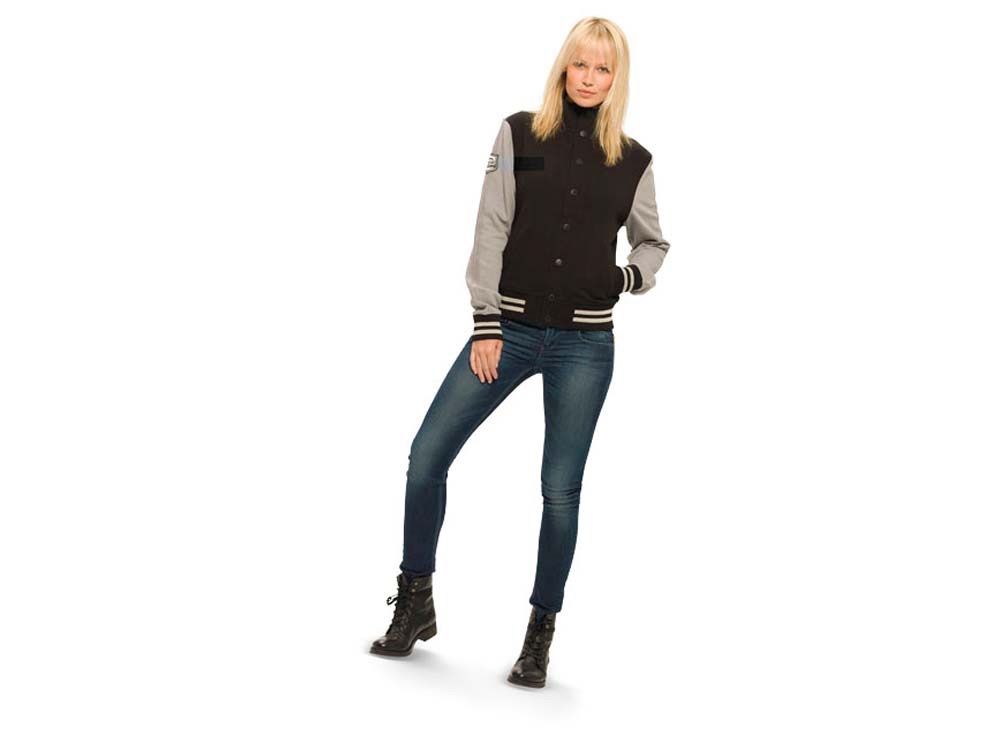 Толстовка Varsity, черный/натуральный белый