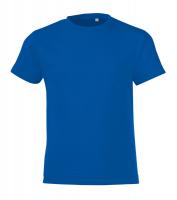 Каталог Футболка детская Regent Fit Kids, ярко-синяя (royal) от интернет-магазина «7 Сувениров»